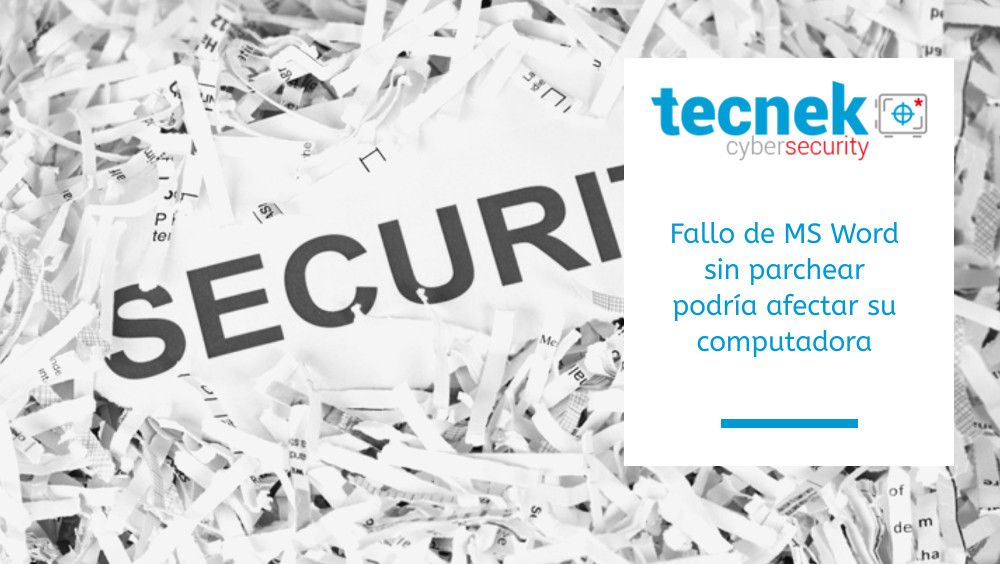 Fallo de MS Word sin parchear podra afectar su computadora