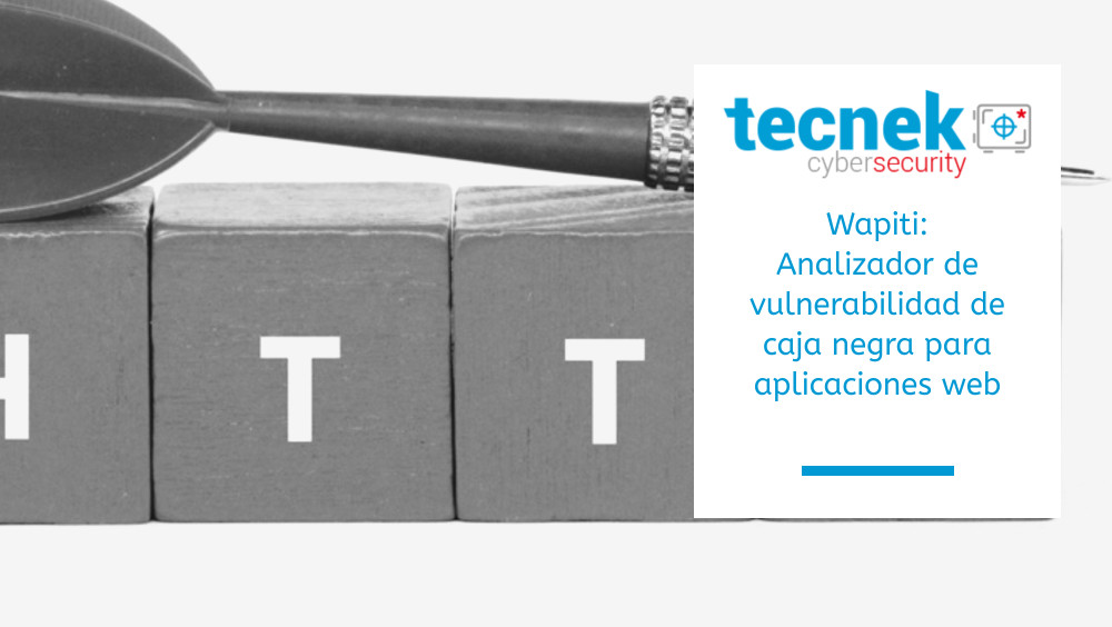 Wapiti Analizador de vulnerabilidad de caja negra para aplicaciones web