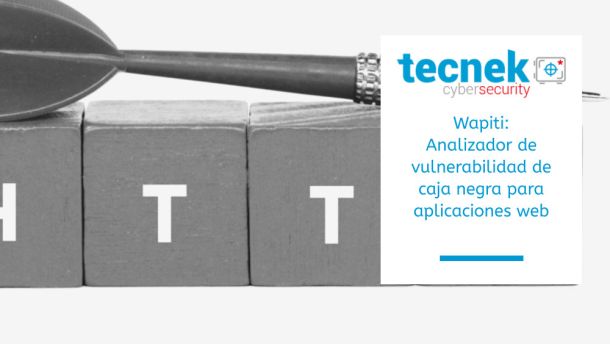 Wapiti Analizador de vulnerabilidad de caja negra para aplicaciones web