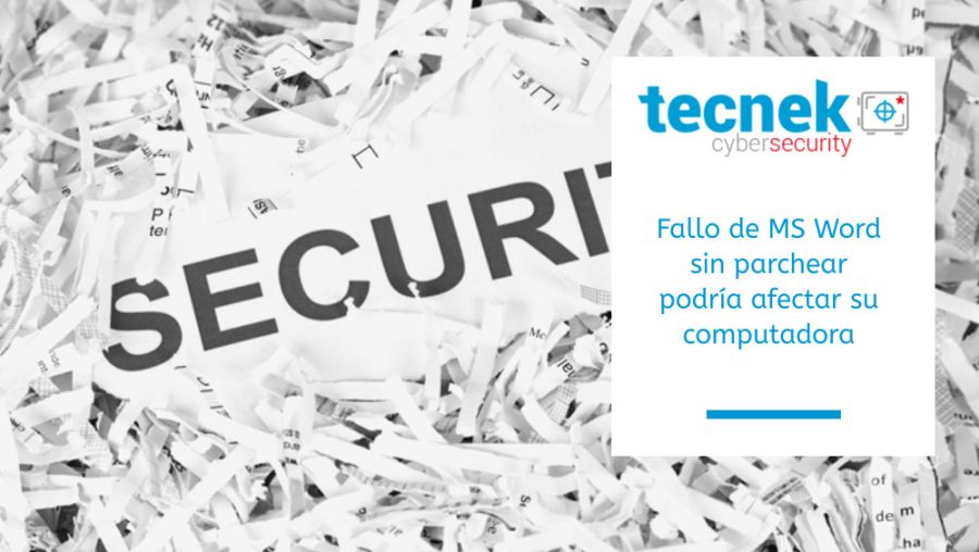 Fallo de MS Word sin parchear podra afectar su computadora