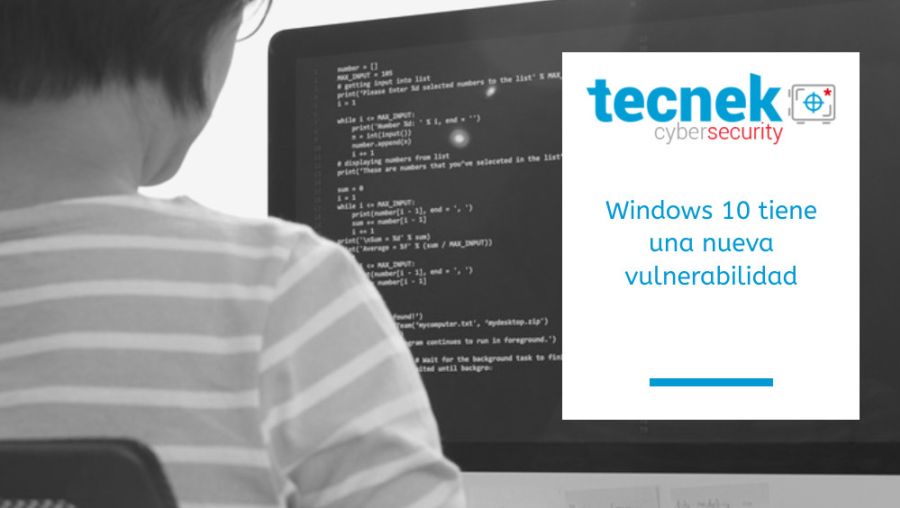 Windows 10 tiene una nueva vulnerabilidad